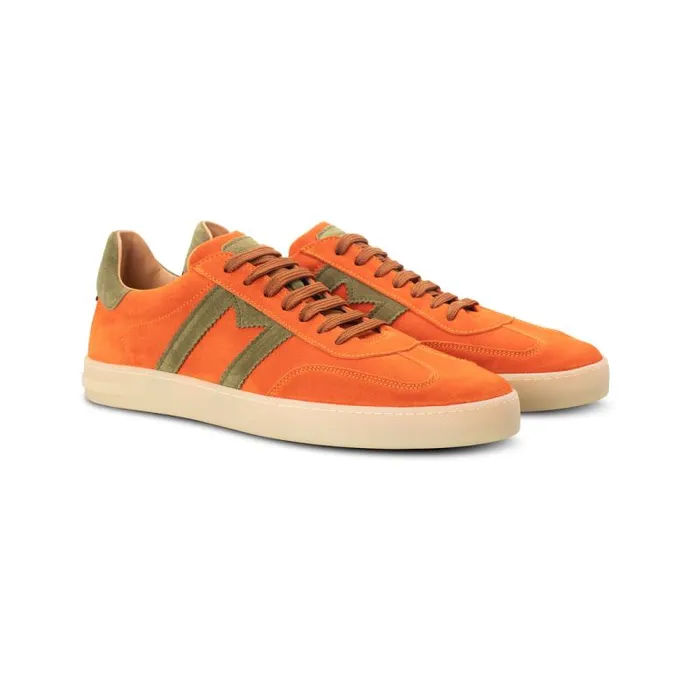 Moreschi Sneakers Orange Suede Sneaker 8211 Men