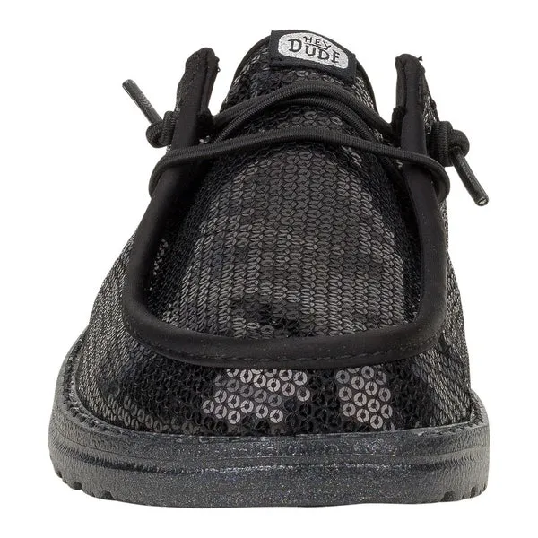 Mules Wendy Slip Sequin Black heydude Apparel