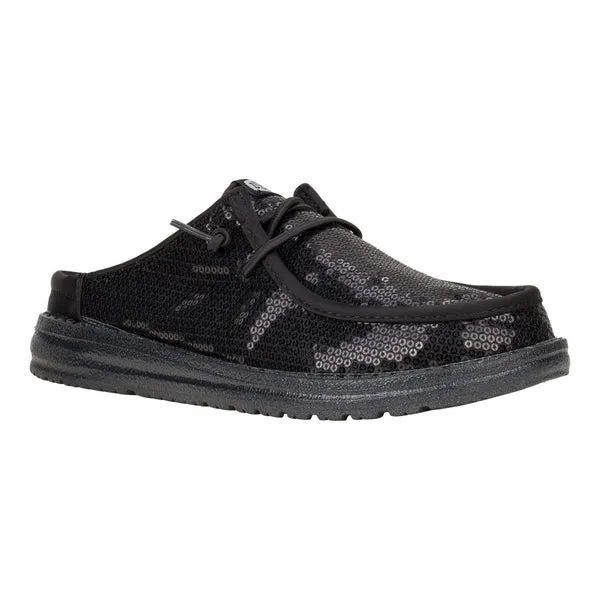 Mules Wendy Slip Sequin Black heydude Apparel