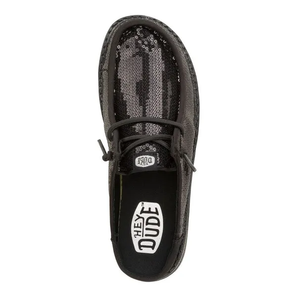 Mules Wendy Slip Sequin Black heydude Apparel
