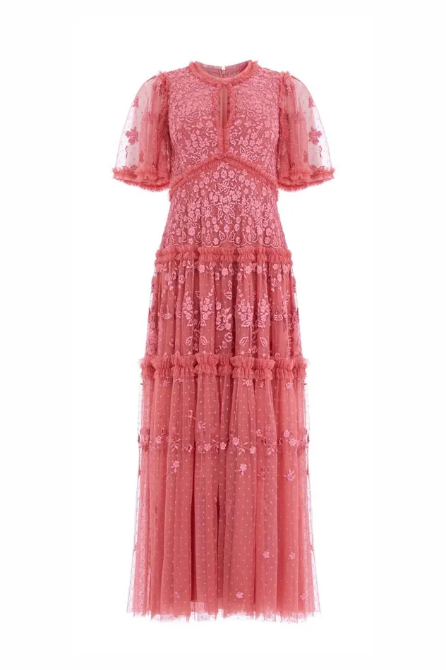 Needle and Thread Dresses Autumn Lace Ankle Gown Pink 8211 Women