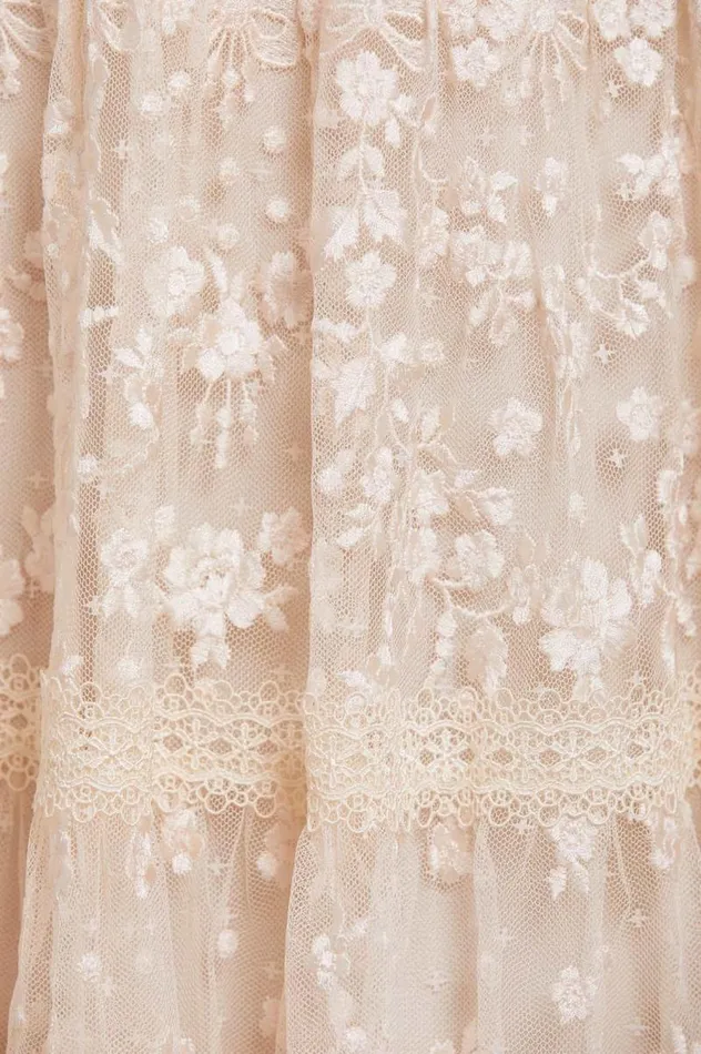 Needle and Thread Dresses Celestia Ribbon Ankle Gown Champagne 8211 Women