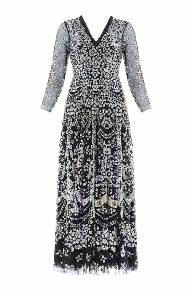 Needle and Thread Dresses Chandelier Gloss Gown Black 8211 Women
