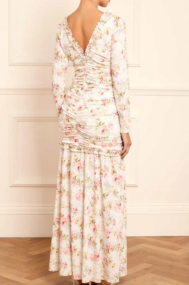 Needle and Thread Dresses Enchanted Garden Ellen Crepe Gown Multi 8211 Women