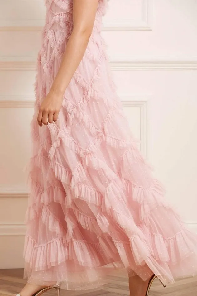 Needle and Thread Dresses Genevieve Ruffle Gown Pink 8211 Women