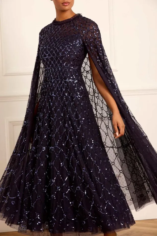 Needle and Thread Dresses Heart Lattice Ankle Gown Blue 8211 Women