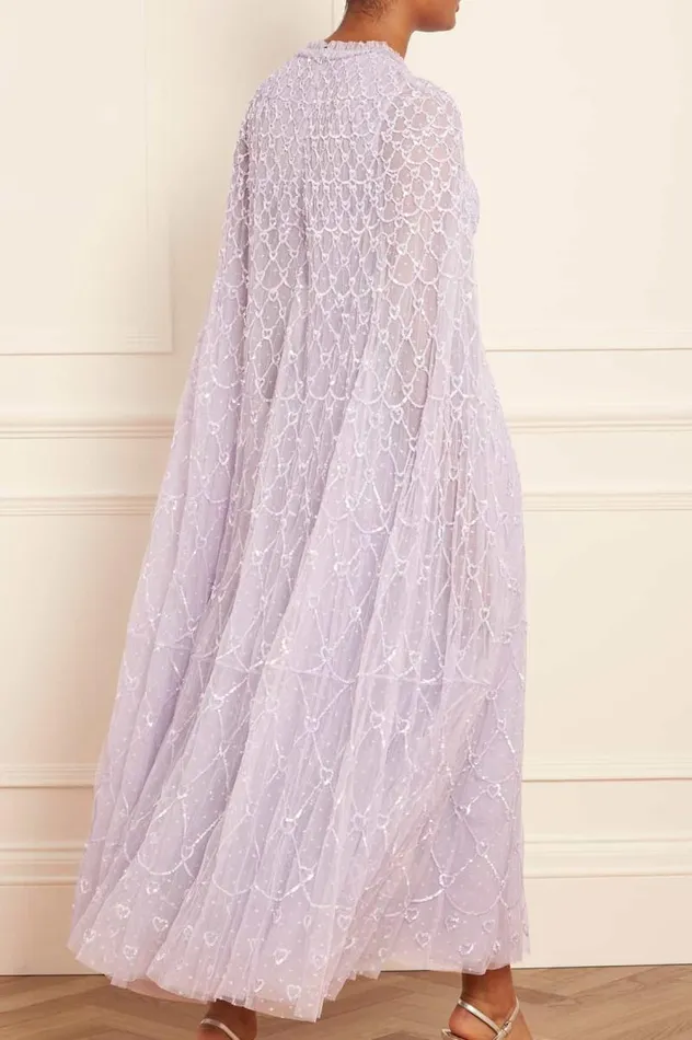 Needle and Thread Dresses Heart Lattice Ankle Gown Purple 8211 Women