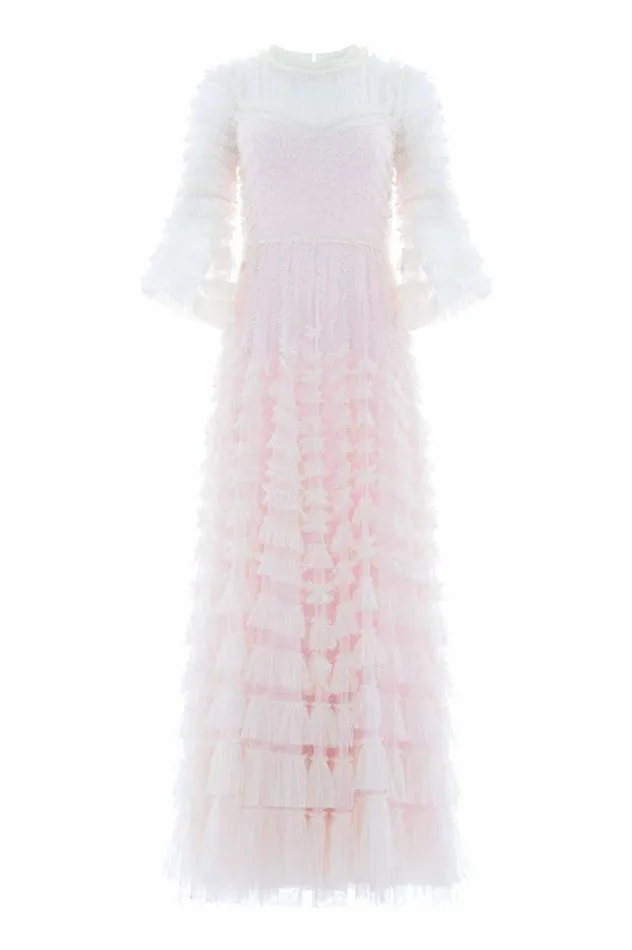 Needle and Thread Dresses La Vie En Rose Round Neck Gown Pink 8211 Women
