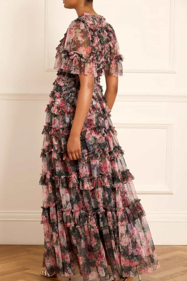 Needle and Thread Dresses Midnight Dance Round Neck Gown Black 8211 Women