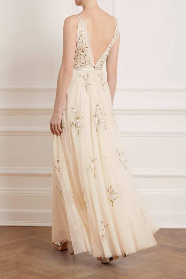 Needle and Thread Dresses Petunia Gown Champagne 8211 Women