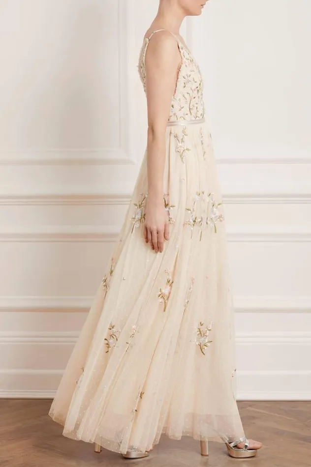 Needle and Thread Dresses Petunia Gown Champagne 8211 Women