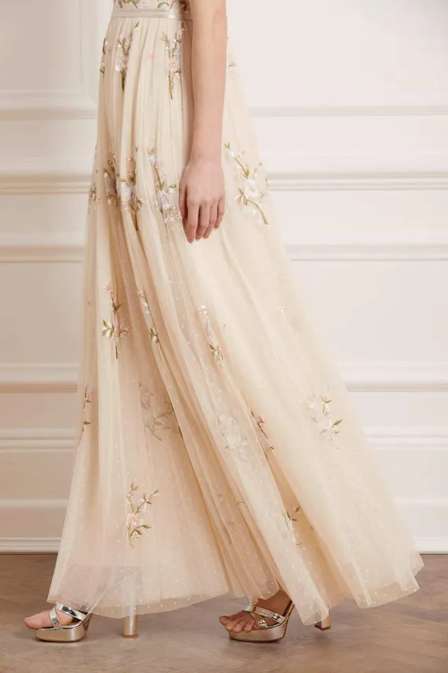 Needle and Thread Dresses Petunia Gown Champagne 8211 Women