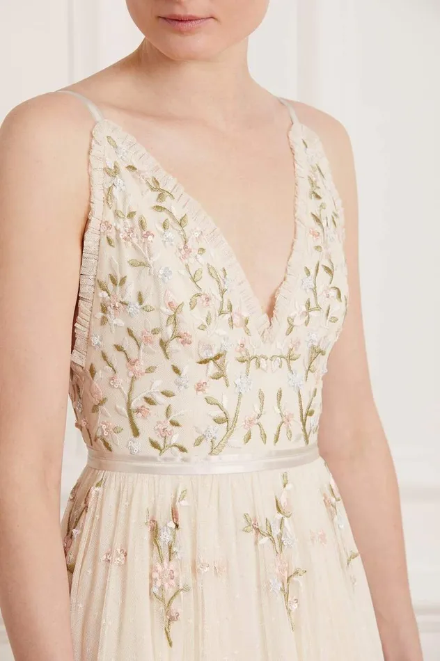 Needle and Thread Dresses Petunia Gown Champagne 8211 Women