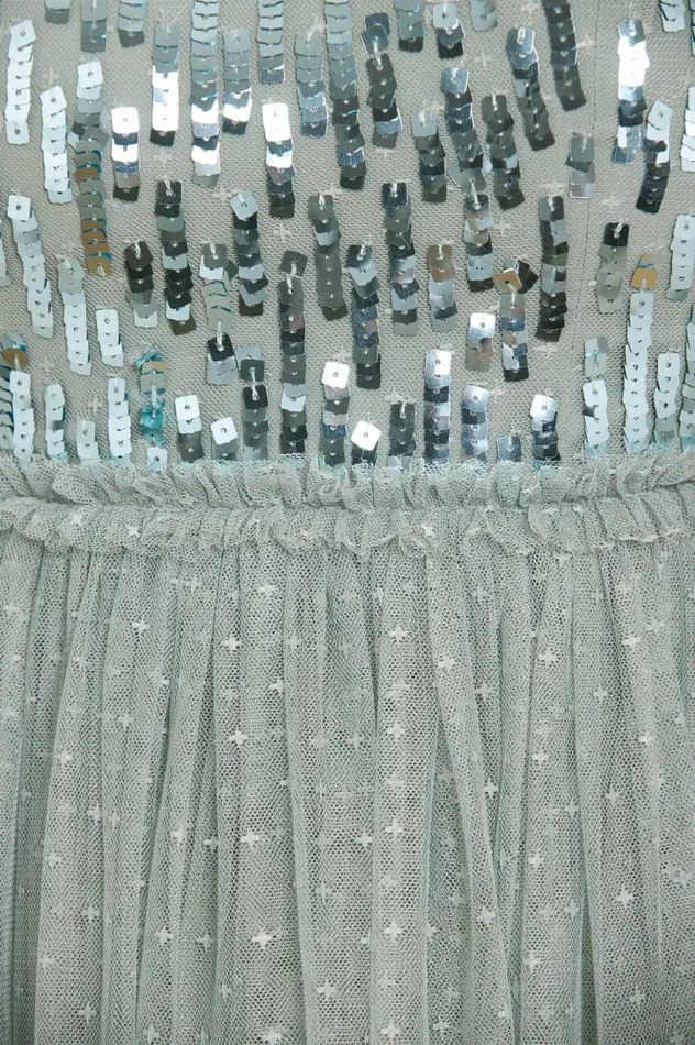 Needle and Thread Dresses Sequin Dash Bodice Ankle Gown Green 8211 Women