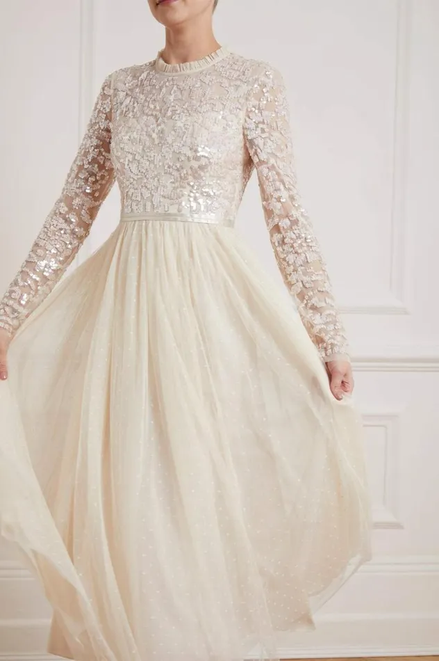Needle and Thread Dresses Tempest Bodice Ballerina Dress Champagne 8211 Women