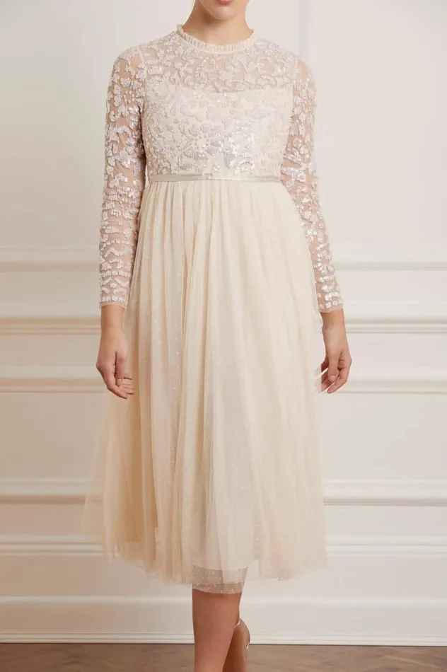 Needle and Thread Dresses Tempest Bodice Ballerina Dress Champagne 8211 Women