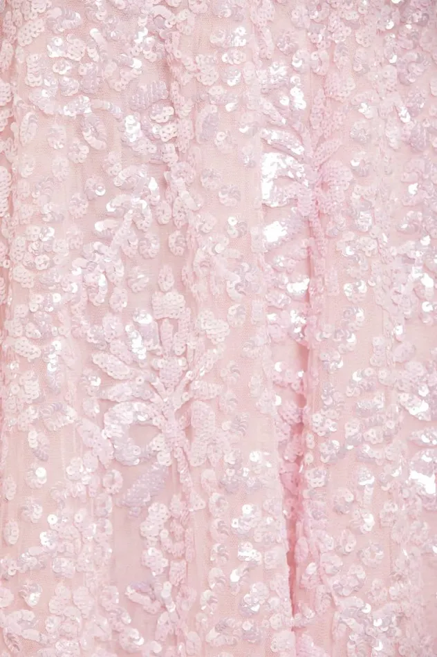 Needle and Thread Dresses Victorian Wreath Gloss Long Sleeve Gown Pink 8211 Women