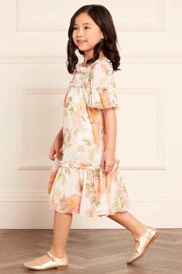 Needle and Thread Kids Daywear Peony Primrose Chiffon Bella Kids Dress Multi 8211 Kids