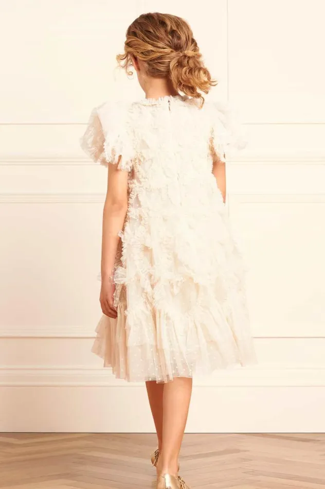 Needle and Thread Kids Formalwear Amorette Kids Dress Champagne 8211 KidsWomen