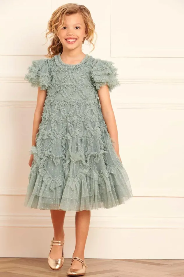 Needle and Thread Kids Formalwear Amorette Kids Dress Green 8211 Kids