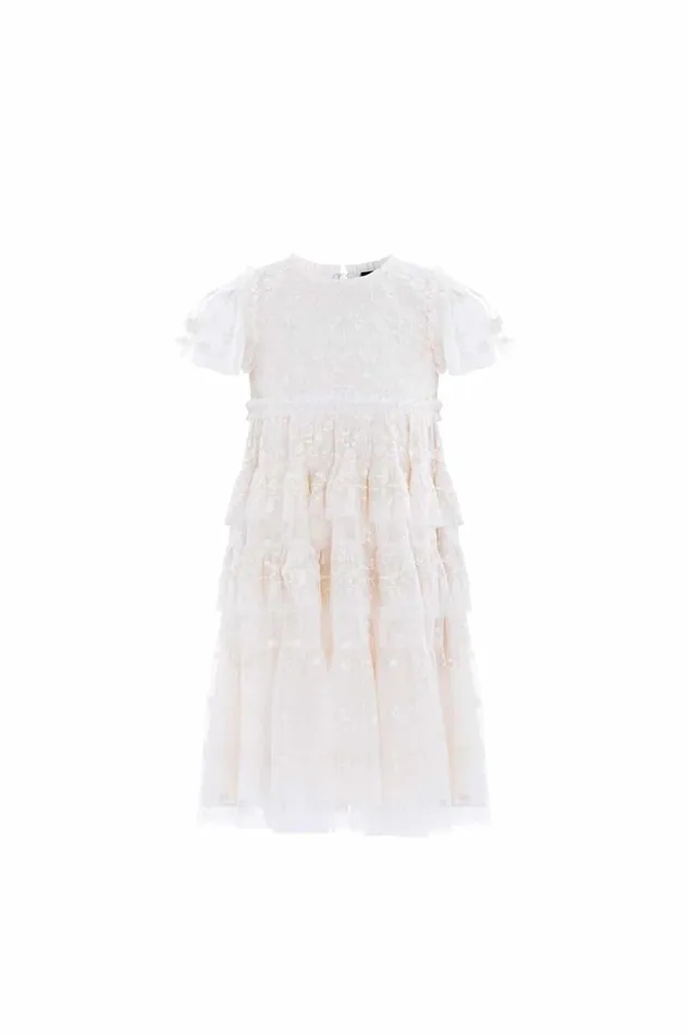 Needle and Thread Kids Formalwear Angelica Lace Kids Dress Champagne 8211 KidsWomen