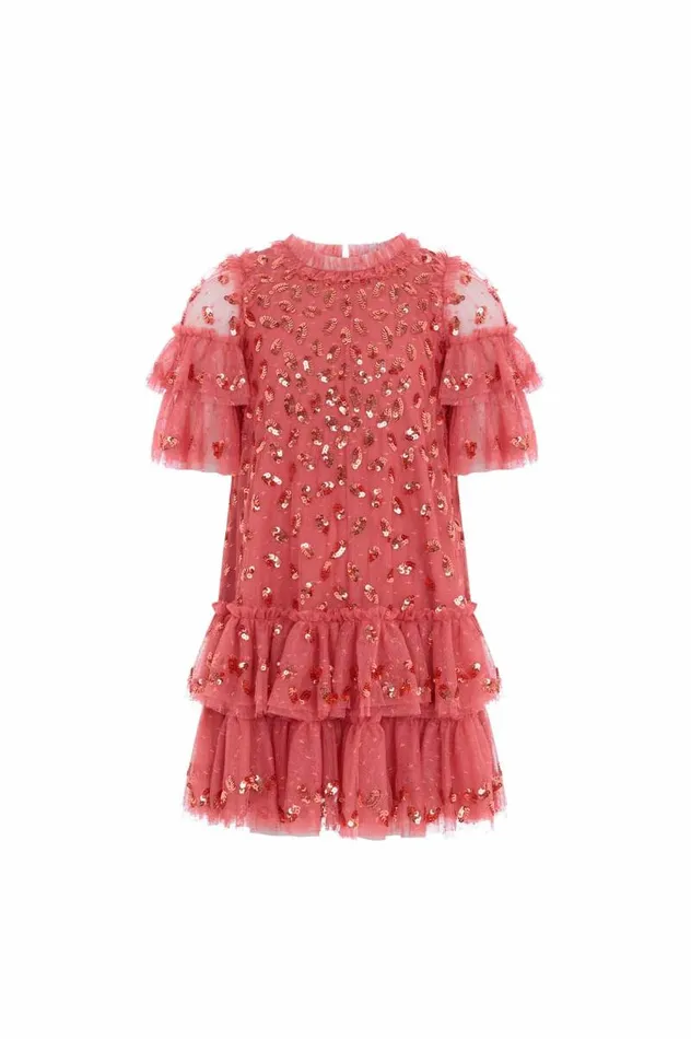 Needle and Thread Kids Formalwear Autumn Leaves Kids Dress Pink 8211 Kids