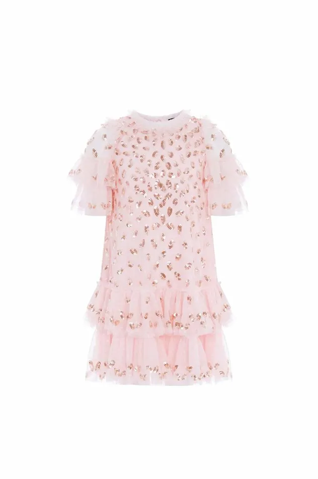Needle and Thread Kids Formalwear Autumn Leaves Kids Dress Pink 8211 KidsWomen