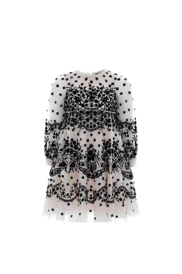 Needle and Thread Kids Formalwear Beatrice Kids Dress Champagne 8211 Kids