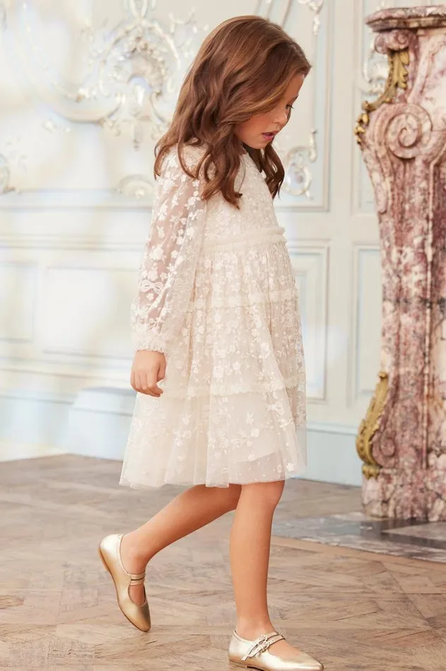Needle and Thread Kids Formalwear Celestia Ribbon Kids Dress Champagne 8211 KidsWomen