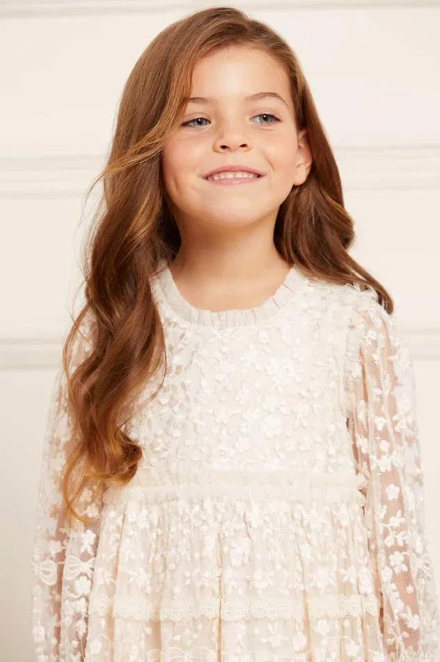 Needle and Thread Kids Formalwear Celestia Ribbon Kids Dress Champagne 8211 KidsWomen