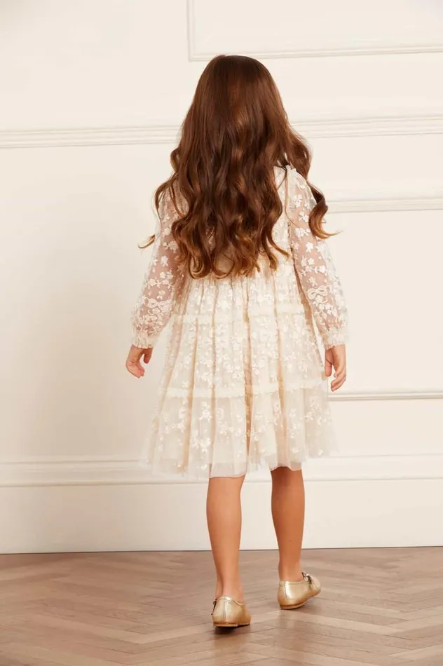 Needle and Thread Kids Formalwear Celestia Ribbon Kids Dress Champagne 8211 KidsWomen