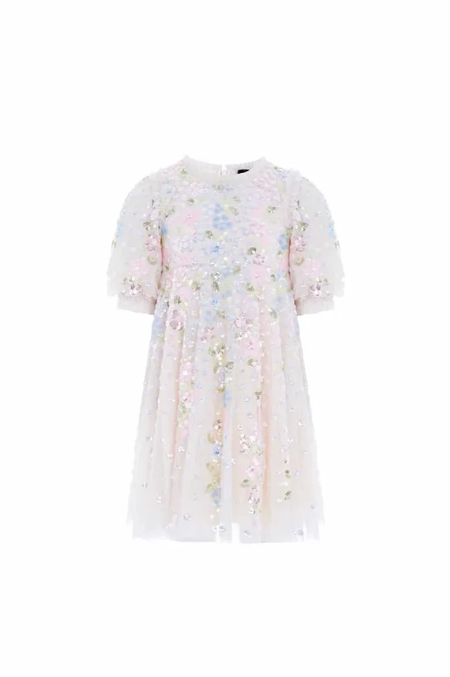 Needle and Thread Kids Formalwear Confetti Gloss Kids Dress Champagne 8211 KidsWomen