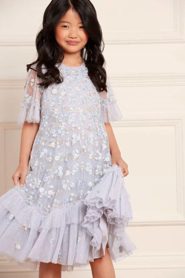 Needle and Thread Kids Formalwear Evening Primrose Kids Dress Blue 8211 Kids