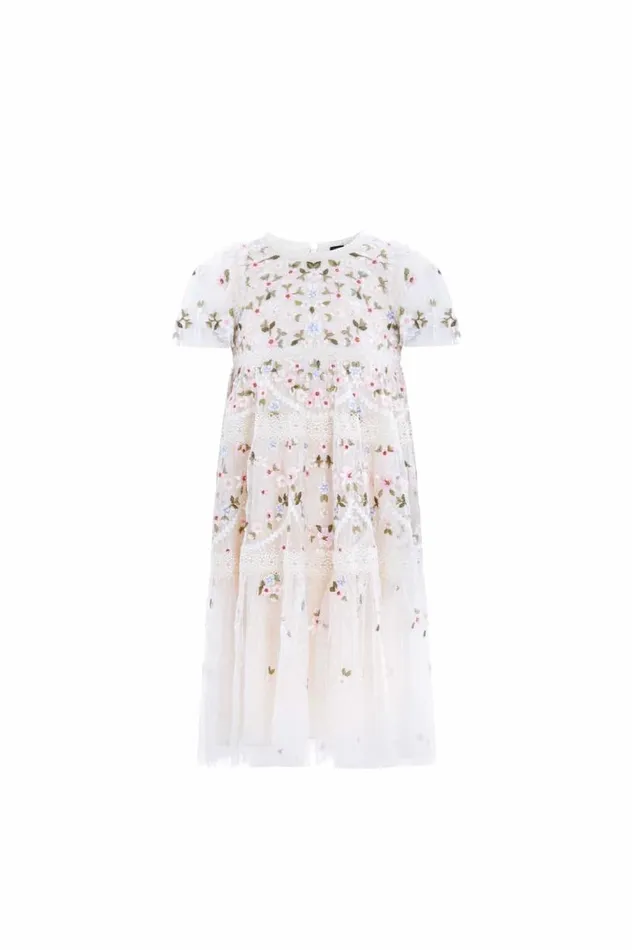 Needle and Thread Kids Formalwear Garland Ribbon Kids Dress Champagne 8211 KidsWomen