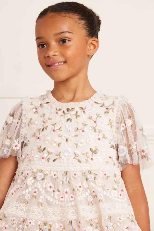 Needle and Thread Kids Formalwear Garland Ribbon Kids Dress Champagne 8211 KidsWomen