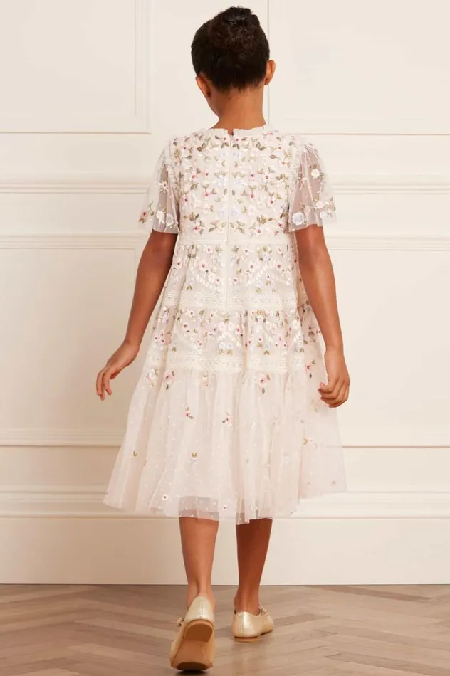 Needle and Thread Kids Formalwear Garland Ribbon Kids Dress Champagne 8211 KidsWomen