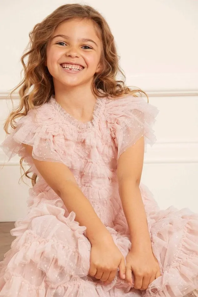 Needle and Thread Kids Formalwear Genevieve Kids Dress Pink 8211 KidsWomen