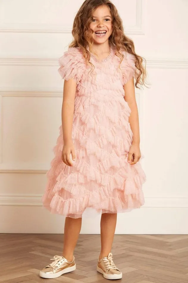 Needle and Thread Kids Formalwear Genevieve Kids Dress Pink 8211 KidsWomen