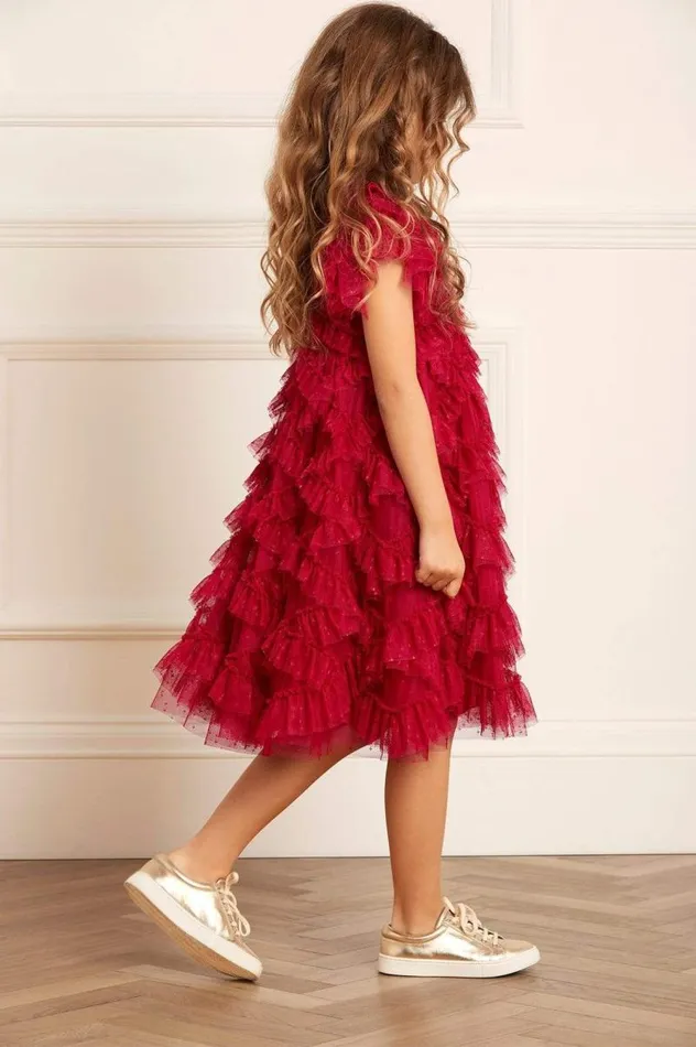 Needle and Thread Kids Formalwear Genevieve Kids Dress Red 8211 Kids