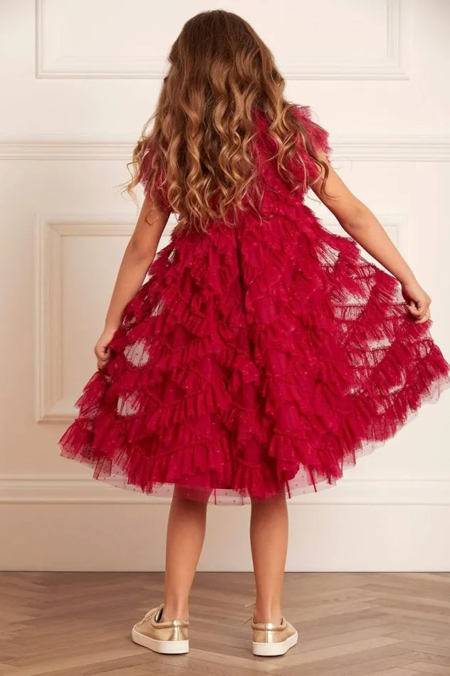 Needle and Thread Kids Formalwear Genevieve Kids Dress Red 8211 Kids