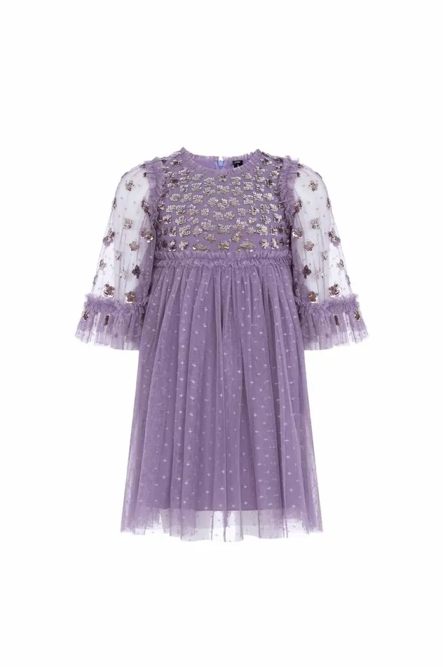 Needle and Thread Kids Formalwear Glisten Bodice Kids Dress Purple 8211 Kids