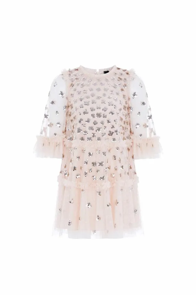 Needle and Thread Kids Formalwear Glisten Kids Dress Beige 8211 Kids