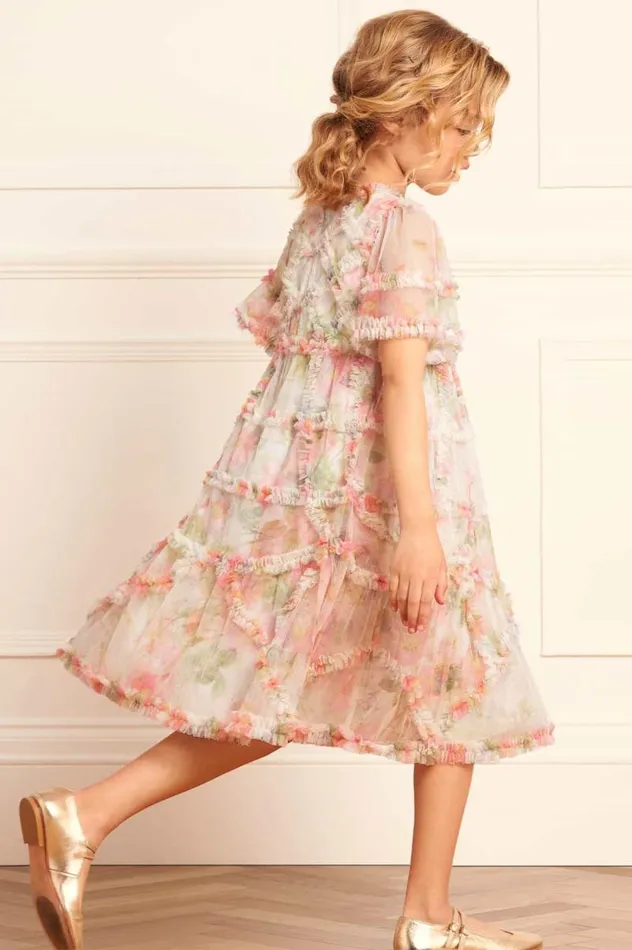Needle and Thread Kids Formalwear Immortal Rose Maeve Kids Dress Multi 8211 Kids