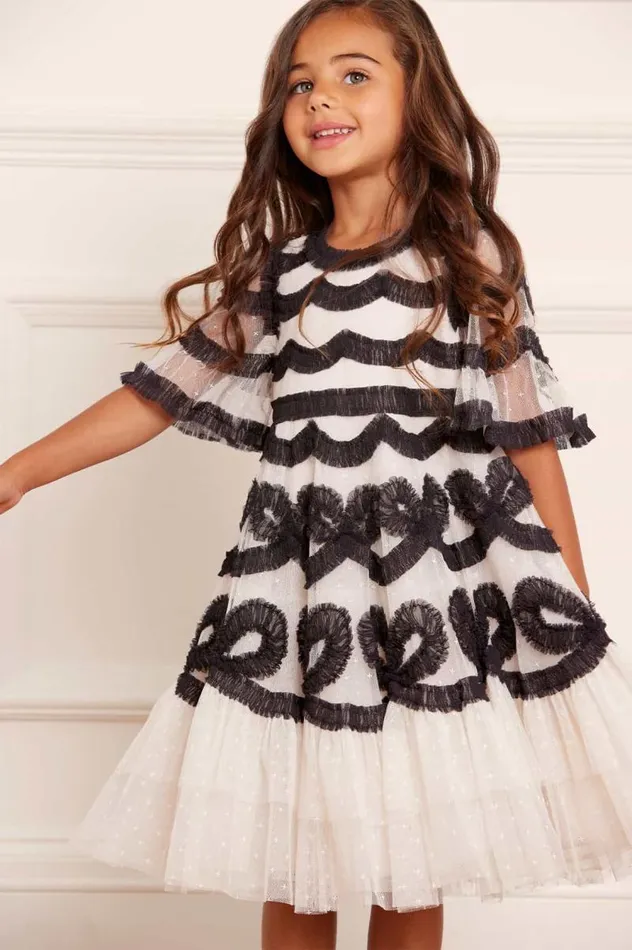 Needle and Thread Kids Formalwear Ingrid Kids Dress Champagne 8211 Kids