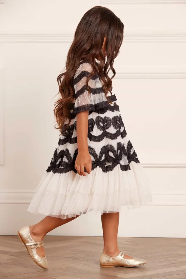 Needle and Thread Kids Formalwear Ingrid Kids Dress Champagne 8211 Kids