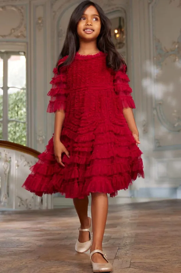 Needle and Thread Kids Formalwear La Vie En Rose Kids Dress Red 8211 Kids