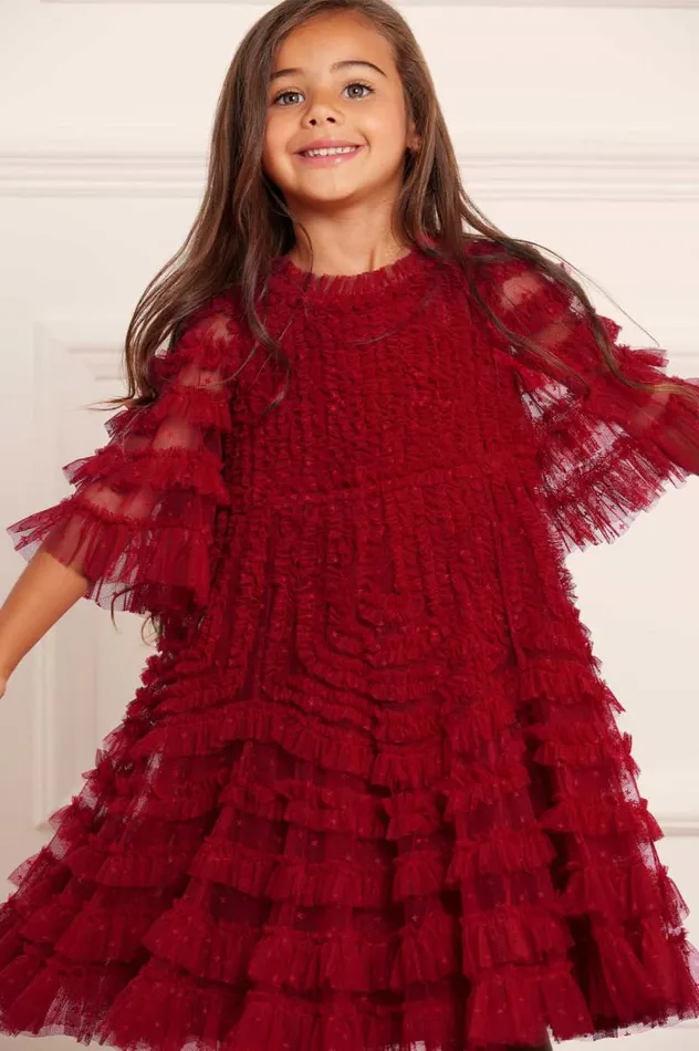 Needle and Thread Kids Formalwear La Vie En Rose Kids Dress Red 8211 Kids