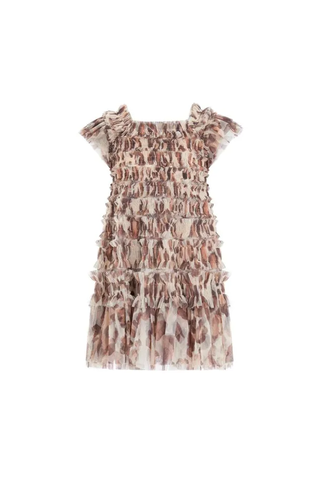 Needle and Thread Kids Formalwear Leopard Lisette Kids Dress Multi 8211 Kids