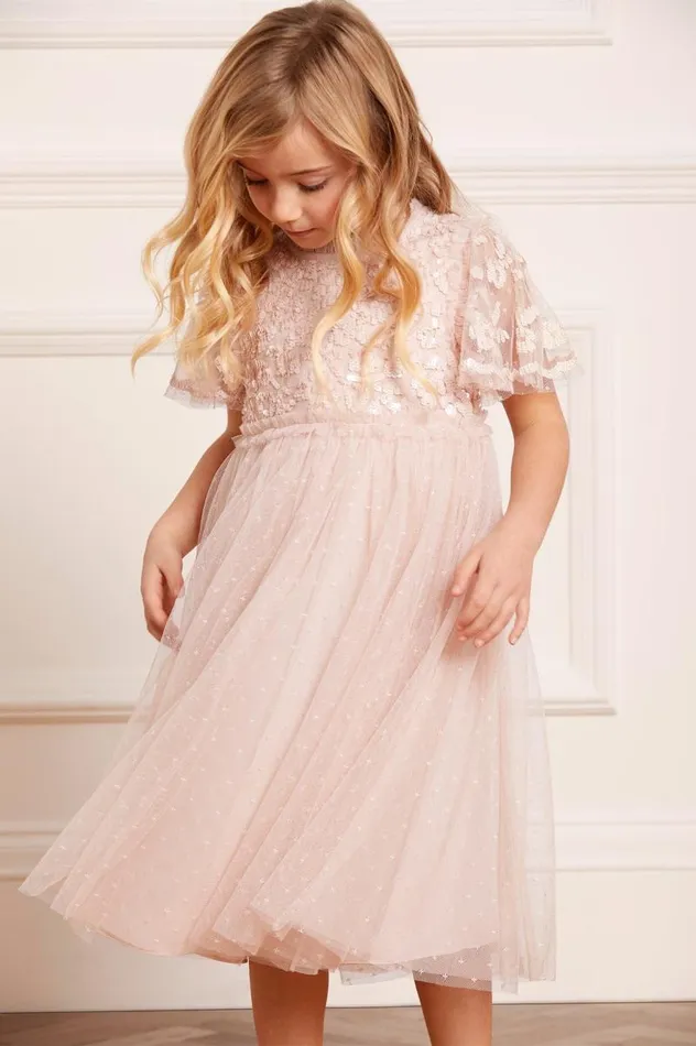 Needle and Thread Kids Formalwear Lilybelle Kids Dress Pink 8211 KidsWomen