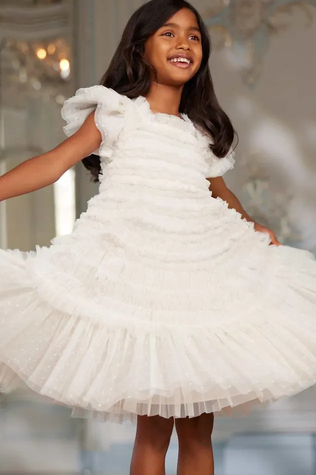 Needle and Thread Kids Formalwear Lisette Kids Dress Champagne 8211 KidsWomen